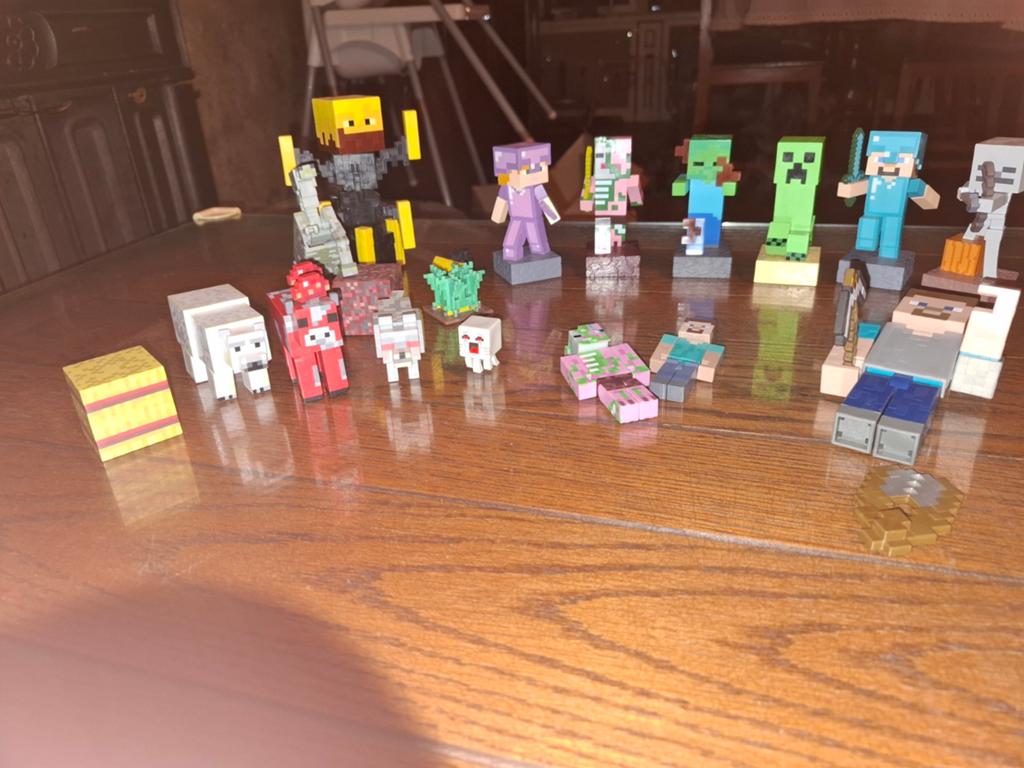 Minecraft actiefiguren: Steve, Alex, Creeper, Dieren & meer, Stockholm, Zweden, Ophalen of Verzenden, Mojang AB, Info@mojang.com
