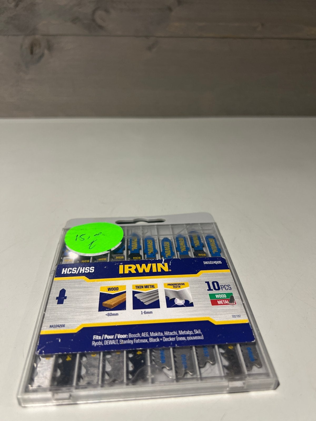 IRWIN Decoupeerzaagbladen HCS/HSS 10-delige set, N, N, Nieuw, Ophalen of Verzenden