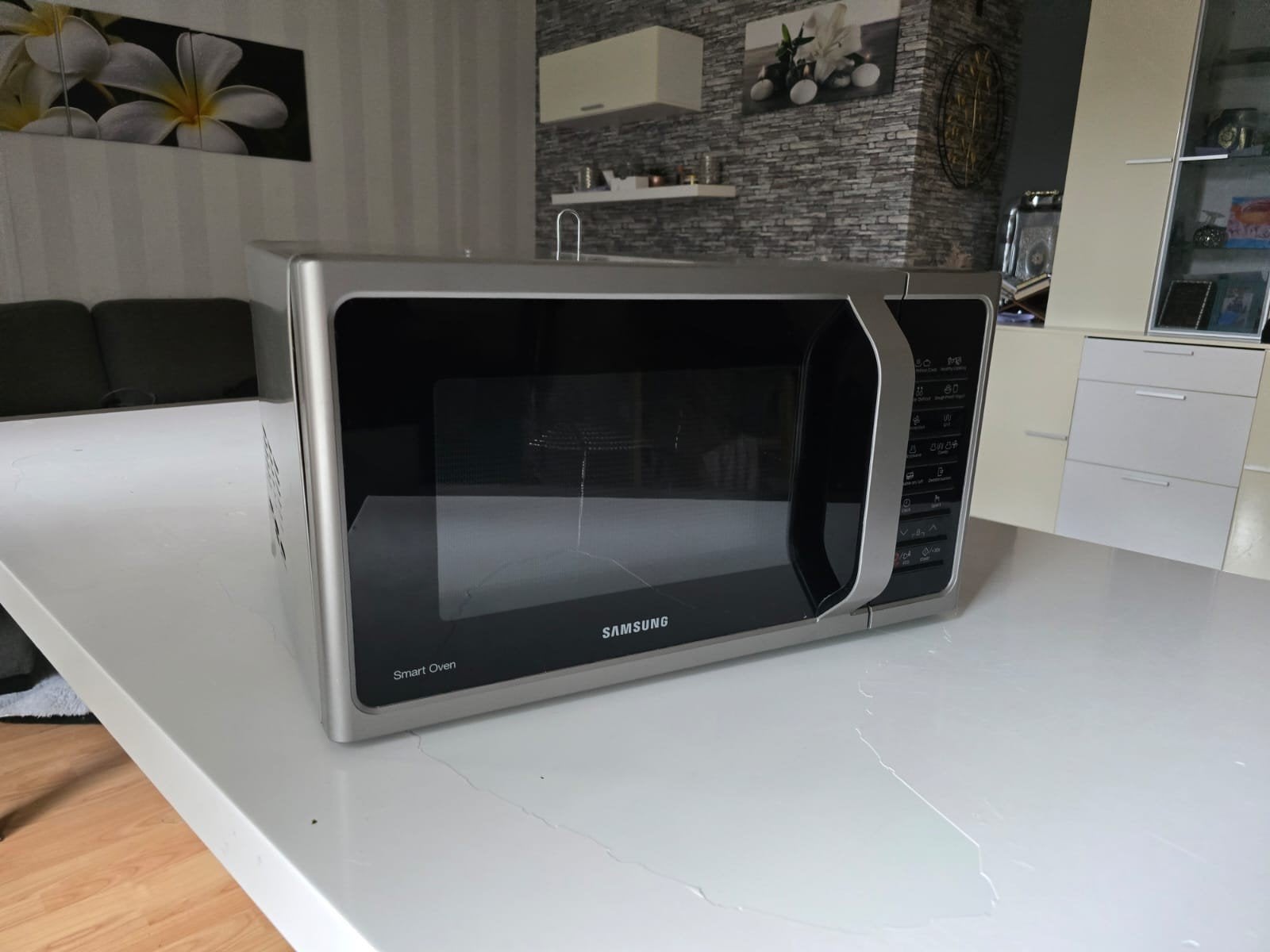 Nette Samsung combimagnetron - Zo goed als nieuw, Witgoed en Apparatuur, Combimagnetron, Gebruikt, Ophalen of Verzenden, Draaiplateau