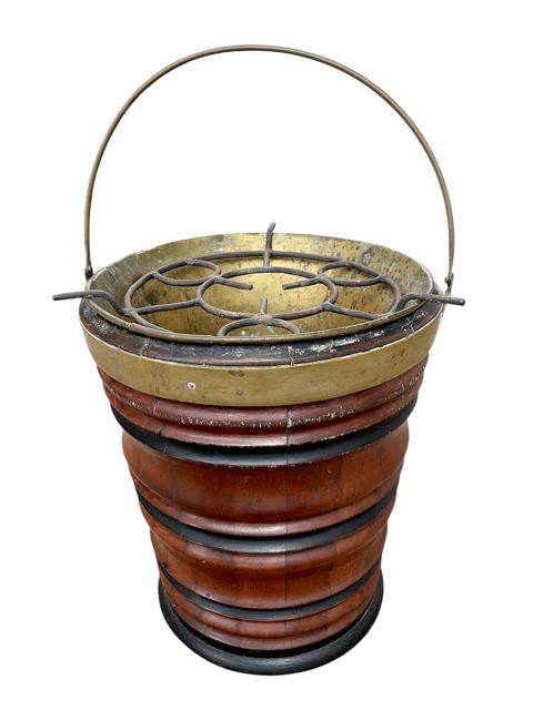 Antieke Biedermeier Theestoof (ca.1850), koper messing # 193, Ophalen of Verzenden, Koper