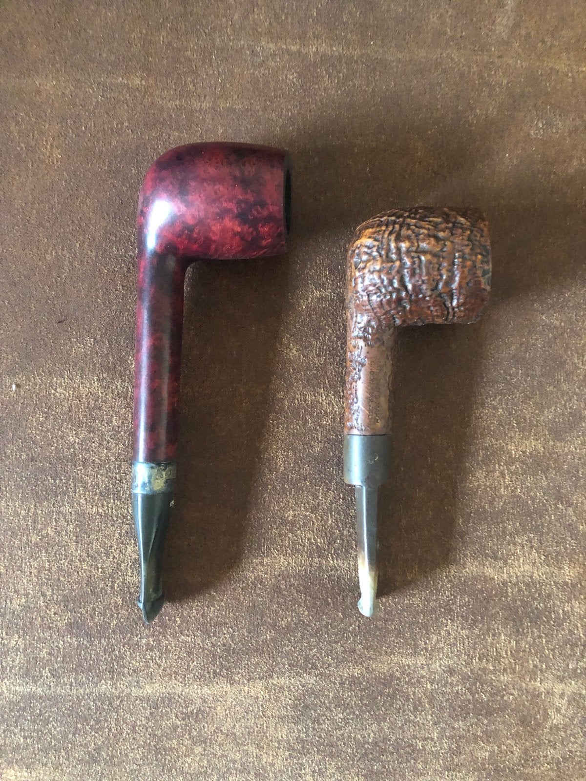 Twee vintage tabakspijpen - Gebruikt, Verzamelen, Ophalen of Verzenden, Gebruikt, (Water)pijp