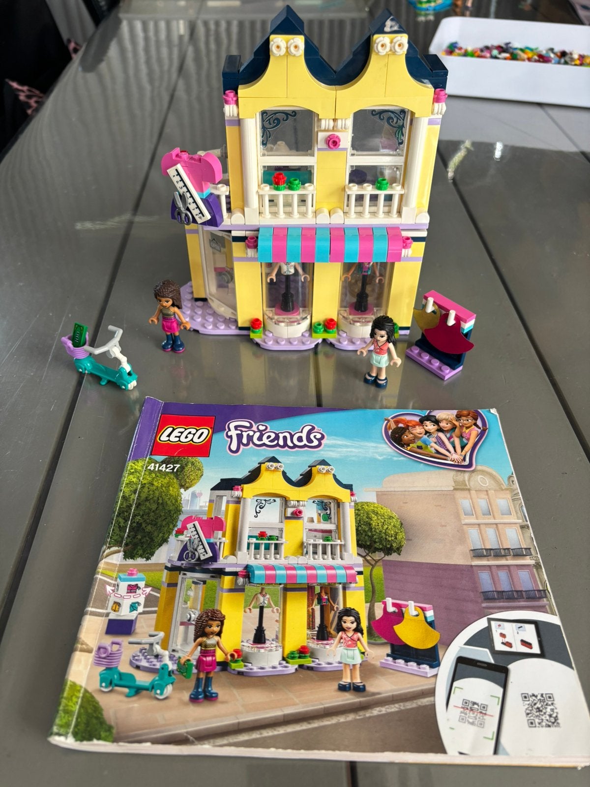 Lego friends kleding shop 41427, Ophalen of Verzenden, Zo goed als nieuw