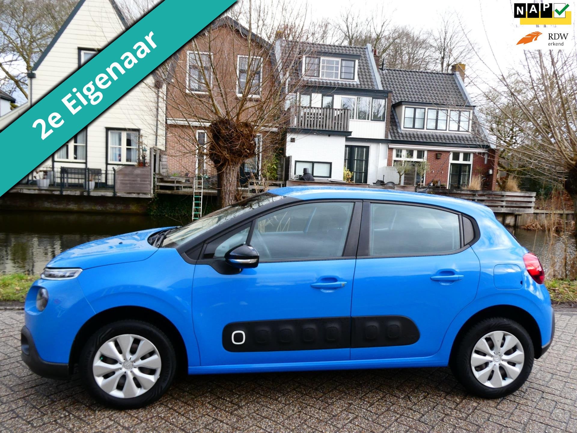 Citroen C3 1.2i 2e eig. Clima Cruise Navi PDC Hoge instap Hi, Auto's, Citroën, Voorwielaandrijving, Euro 6, 1199 cc, Origineel Nederlands