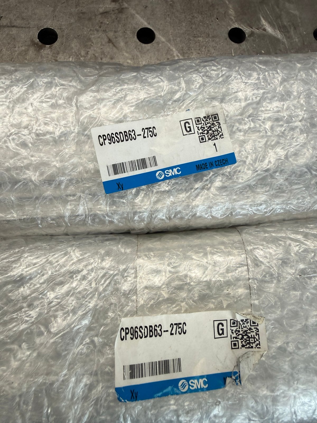 2x Nieuwe SMC CP96SDB63-275C Pneumatische Cilinders, Ophalen, Nieuw