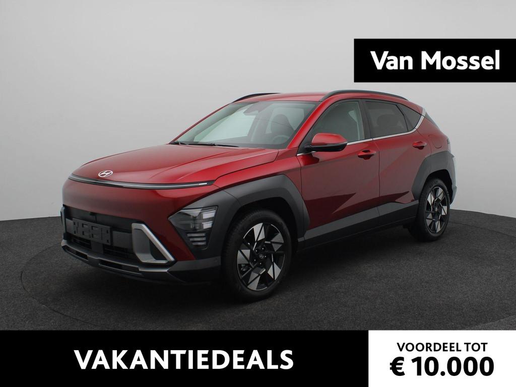 Hyundai Kona 1.6 GDI HEV Premium | Nu €2.500 Euro Wegrijvo, 137 pk, Met garantie (alle), Leder, Bedrijf