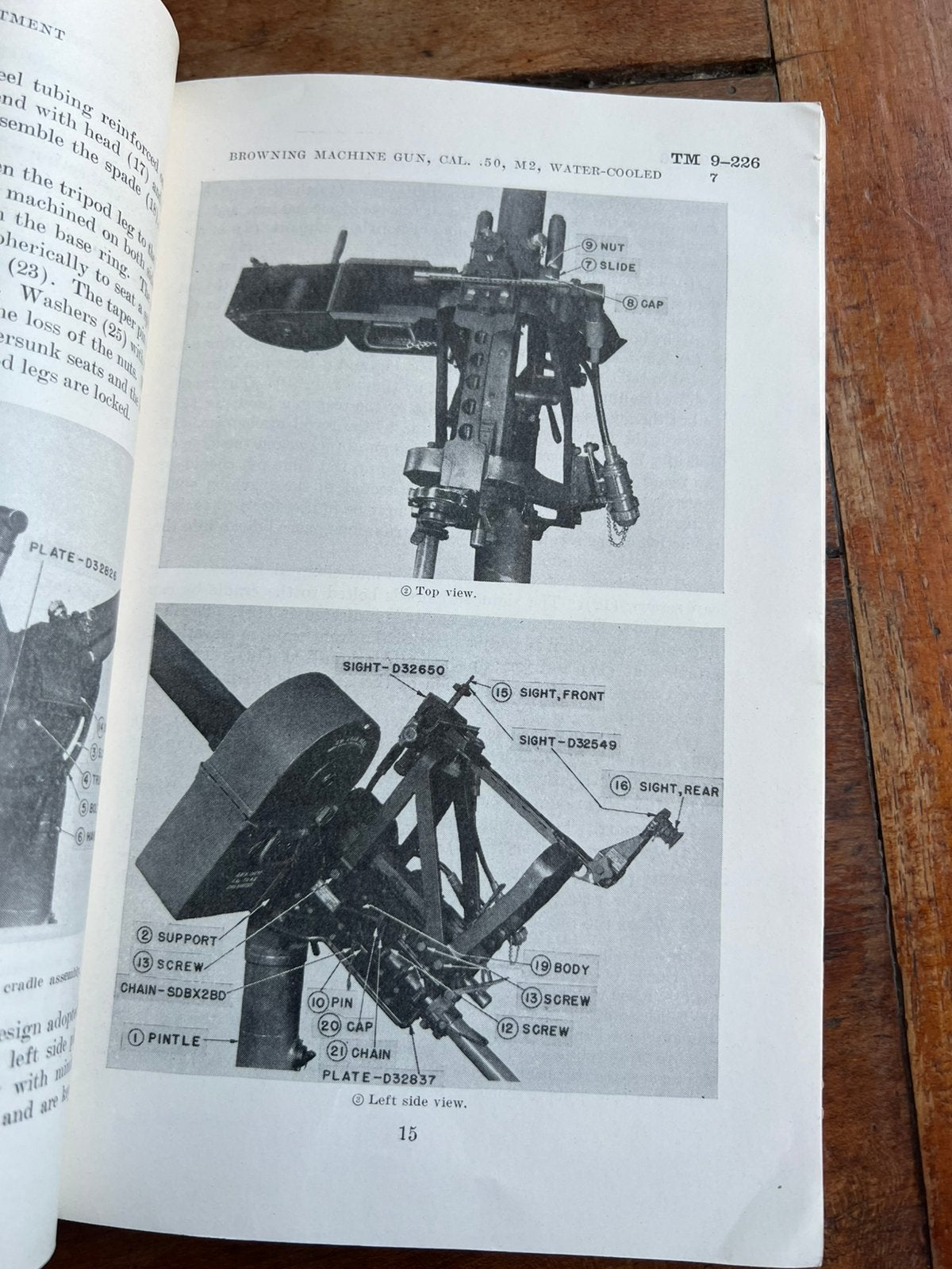 WO2 Amerikaans Technisch voorschrift .50 BMG browning 1940, Amerika, Verzenden, Boek of Tijdschrift