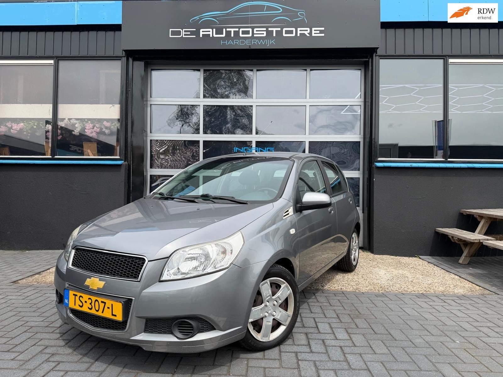 Chevrolet Aveo 1.4 16V LS Airco navi Bluetooth 97000km!, Auto's, Voorwielaandrijving, 400 kg, Bedrijf, Handgeschakeld