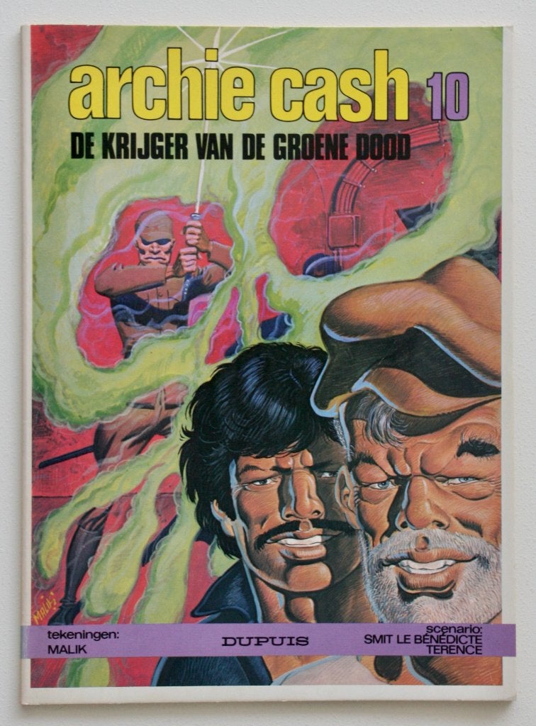 Archie Cash - 10. De krijger van de groene dood (1984), Eén stripboek, Ophalen of Verzenden, Gelezen