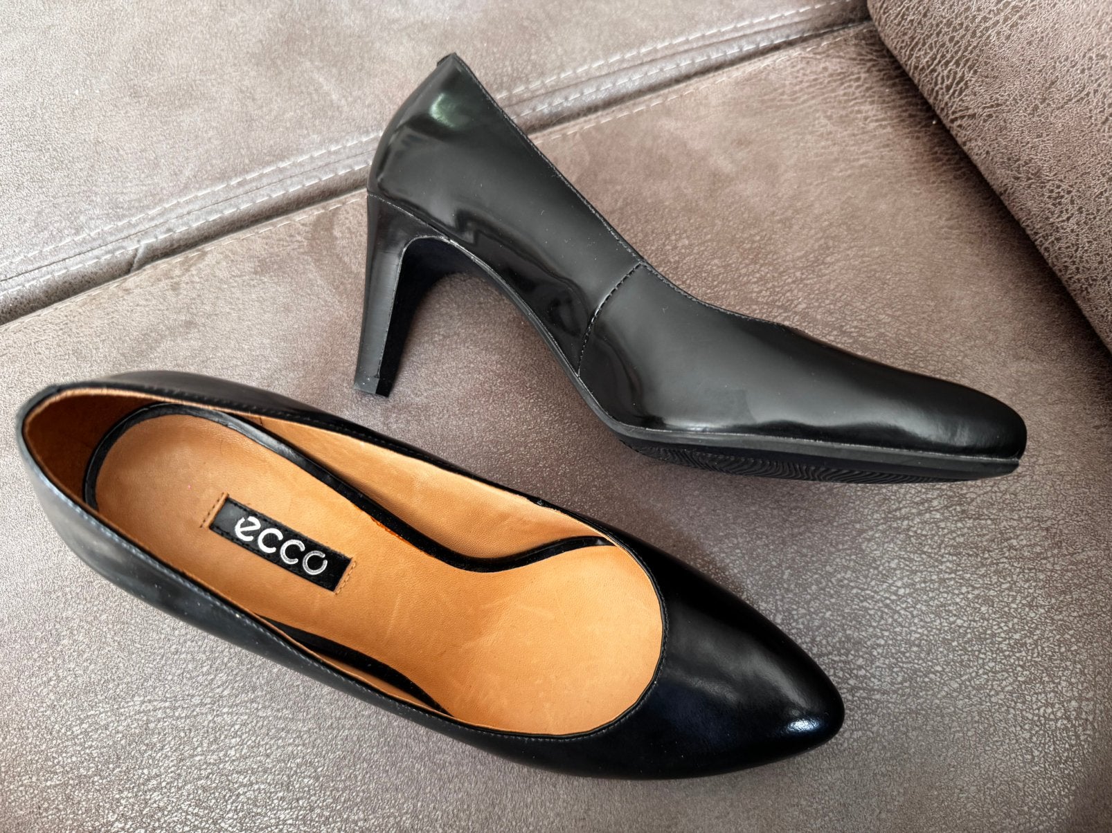 Ecco pumps 37, Ophalen of Verzenden, Zo goed als nieuw, Zwart