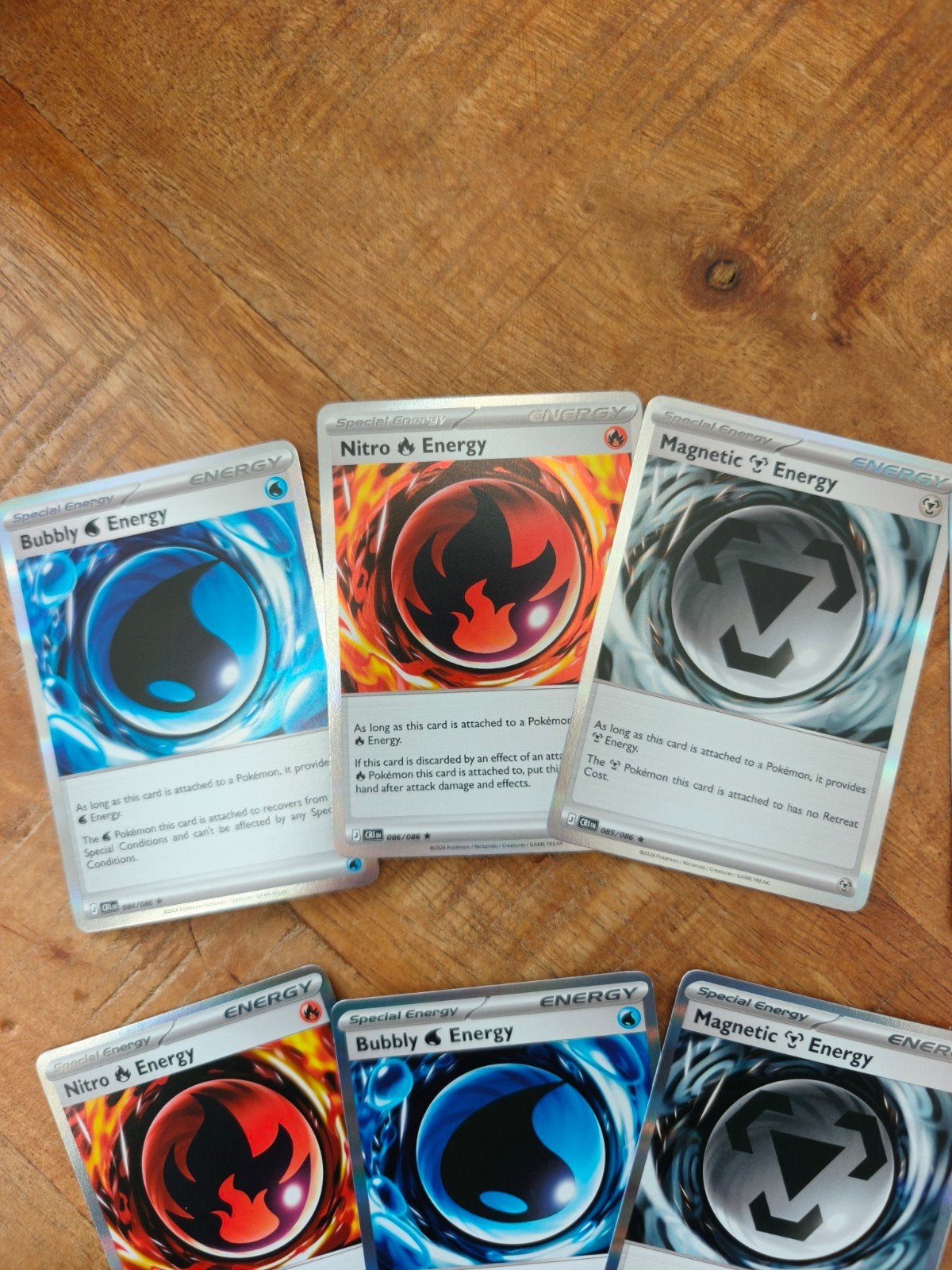 3 x special energy - Chaos rising., Ophalen of Verzenden, Nieuw, Meerdere kaarten, Foil