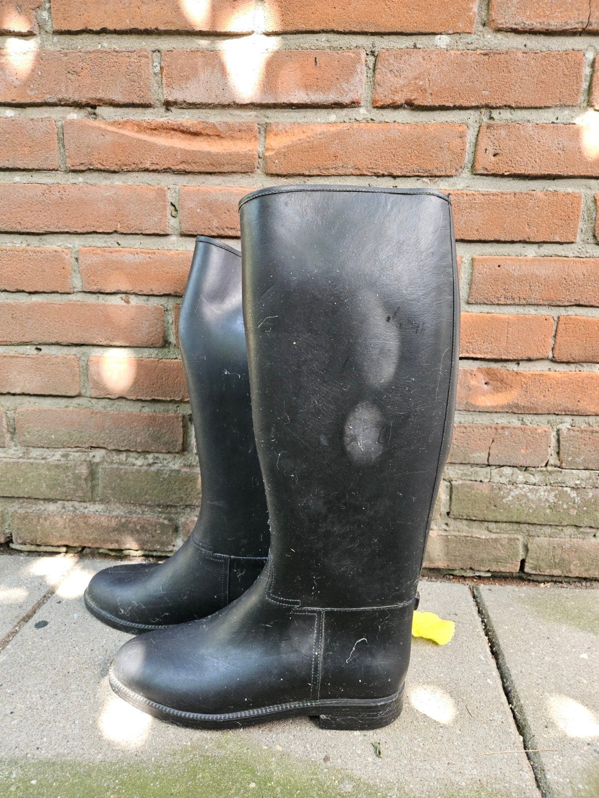 Carbett rubberen paardrijlaarzen maat 40, Ophalen, Kinderen, Zo goed als nieuw, Zwart