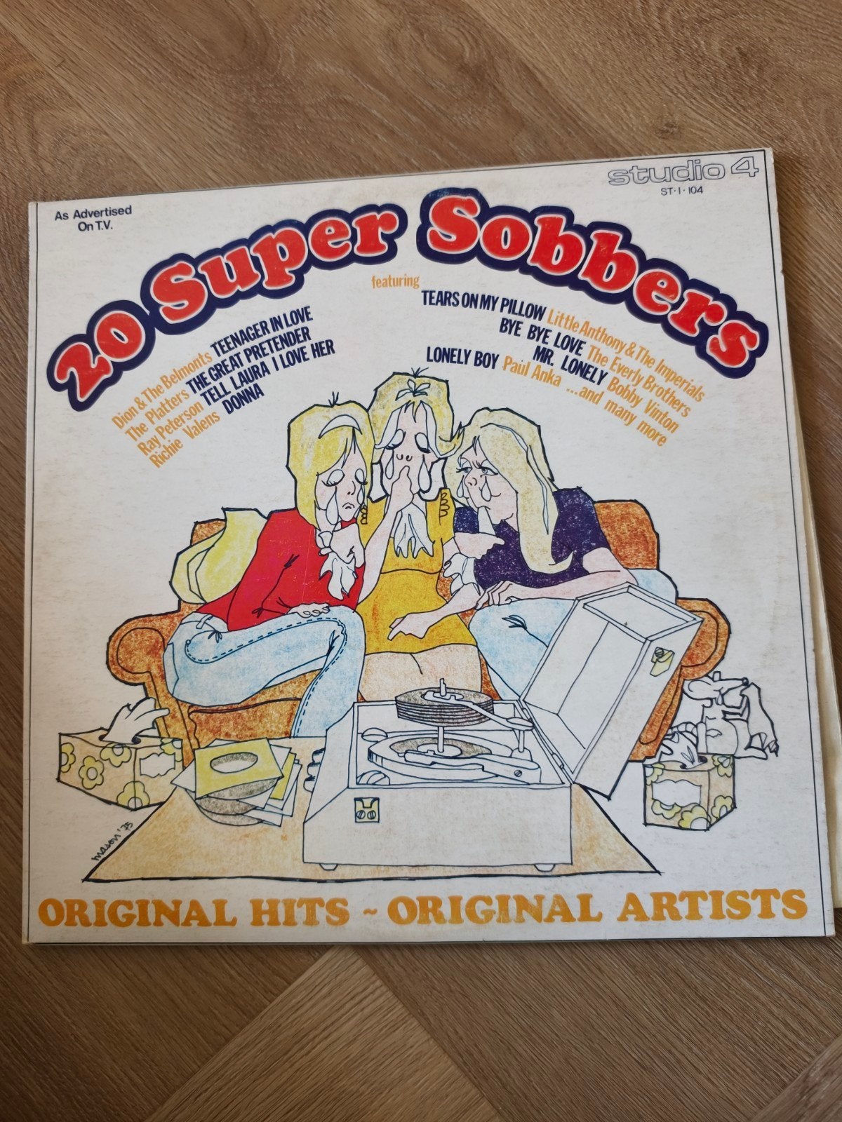 20 Super Sobbers - Original Hits Original Artists LP, LP, Gebruikt, Pop, Ophalen of Verzenden