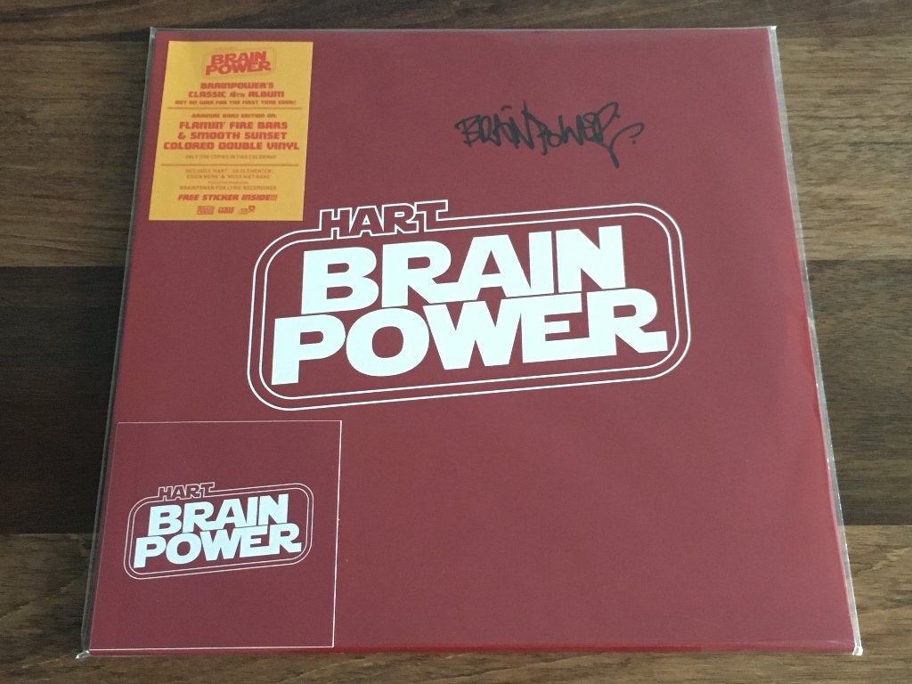 Vinyl 2LP Brainpower Hart ORANGE GESIGNEERD RSD 2022 NIEUW, LP, Limited edition, Hiphop of Rap, Ophalen of Verzenden
