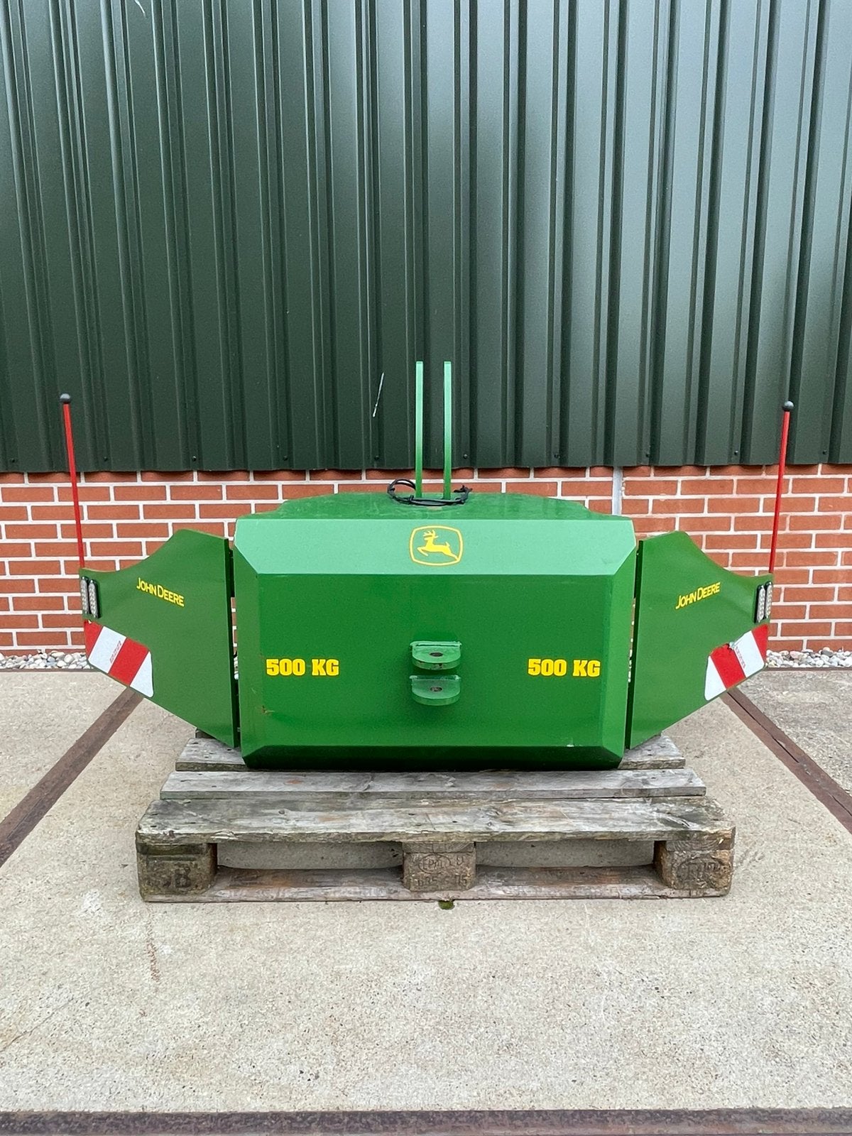 John deere gewicht bumper, Ophalen