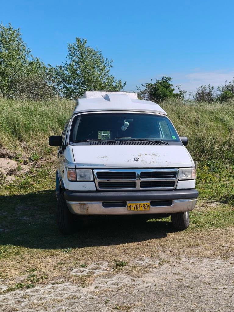 Dodge B2500 Camper V8 LPG - Ruig en Goed Onderhouden 1995, Overige merken, Buscamper of Camperbus, Particulier, Benzine