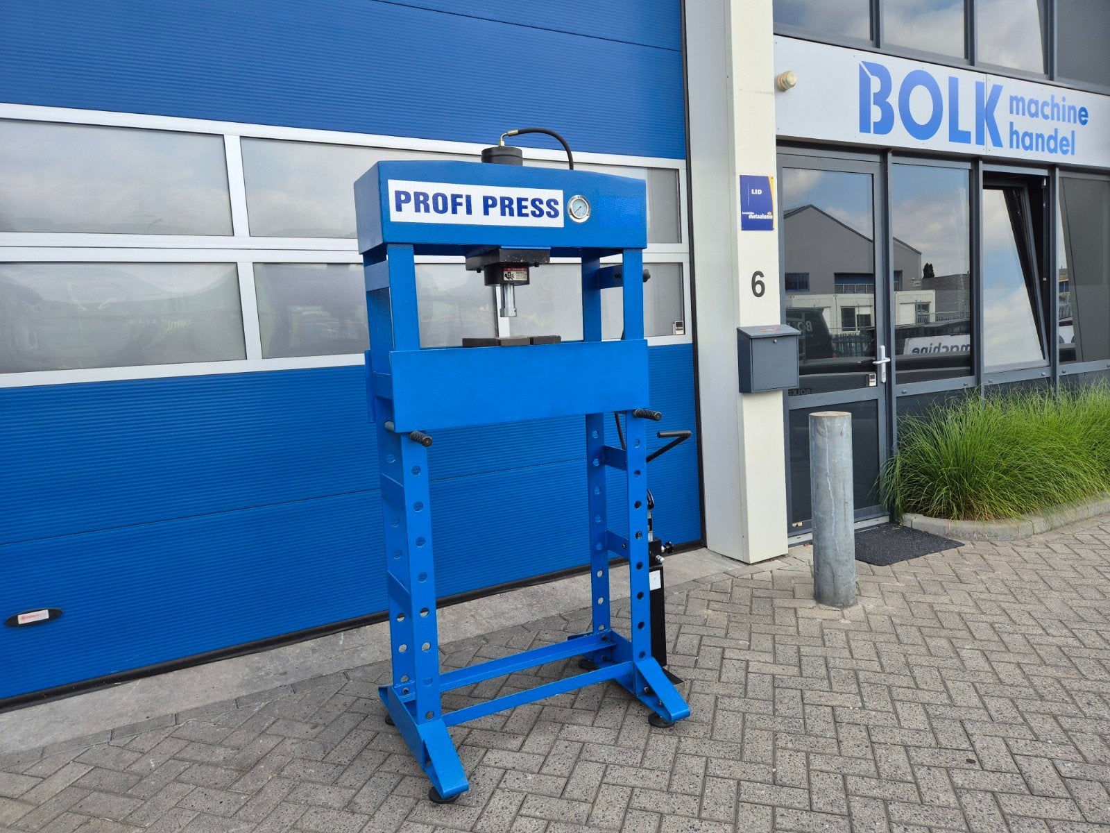 PROFI PRESS 50 TON HF2 Werkplaatspers in nette staat!, Auto diversen, Gebruikt, Holland, Info@bolkmachinehandel.nl, Ophalen of Verzenden
