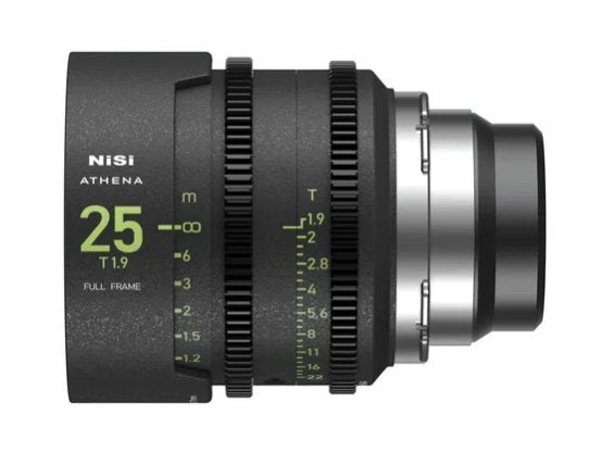 NiSi 25mm T1.9 (PL-mount) ATHENA PRIME, Audio, Tv en Foto, Verzenden, Zo goed als nieuw, Standaardlens