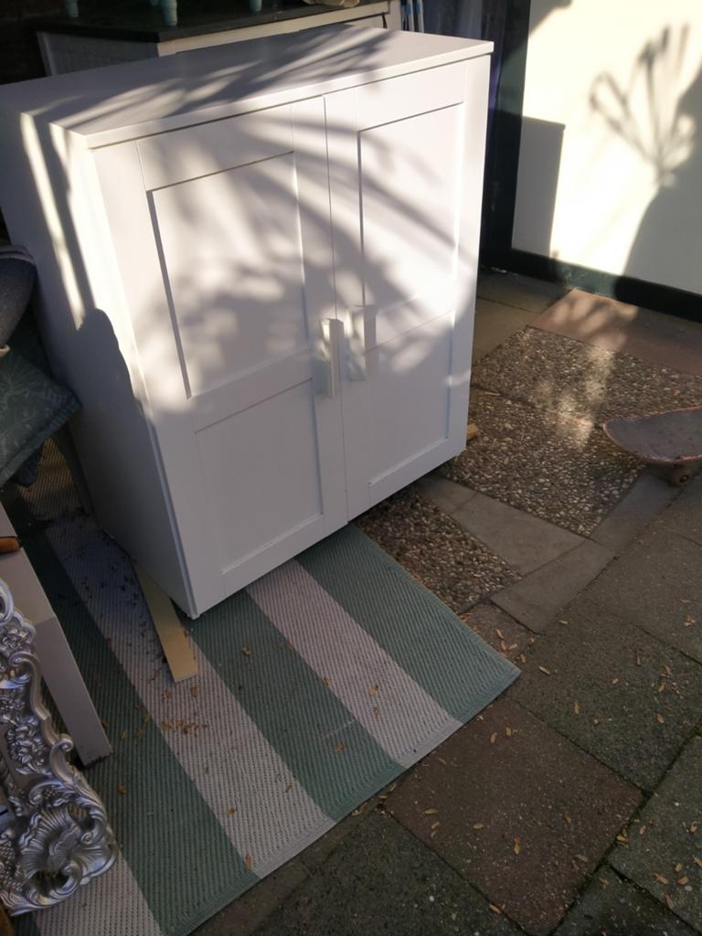 Ikea kastje met deuren wit - ophalen, Gebruikt, Minder dan 100 cm, 25 tot 50 cm, 50 tot 100 cm