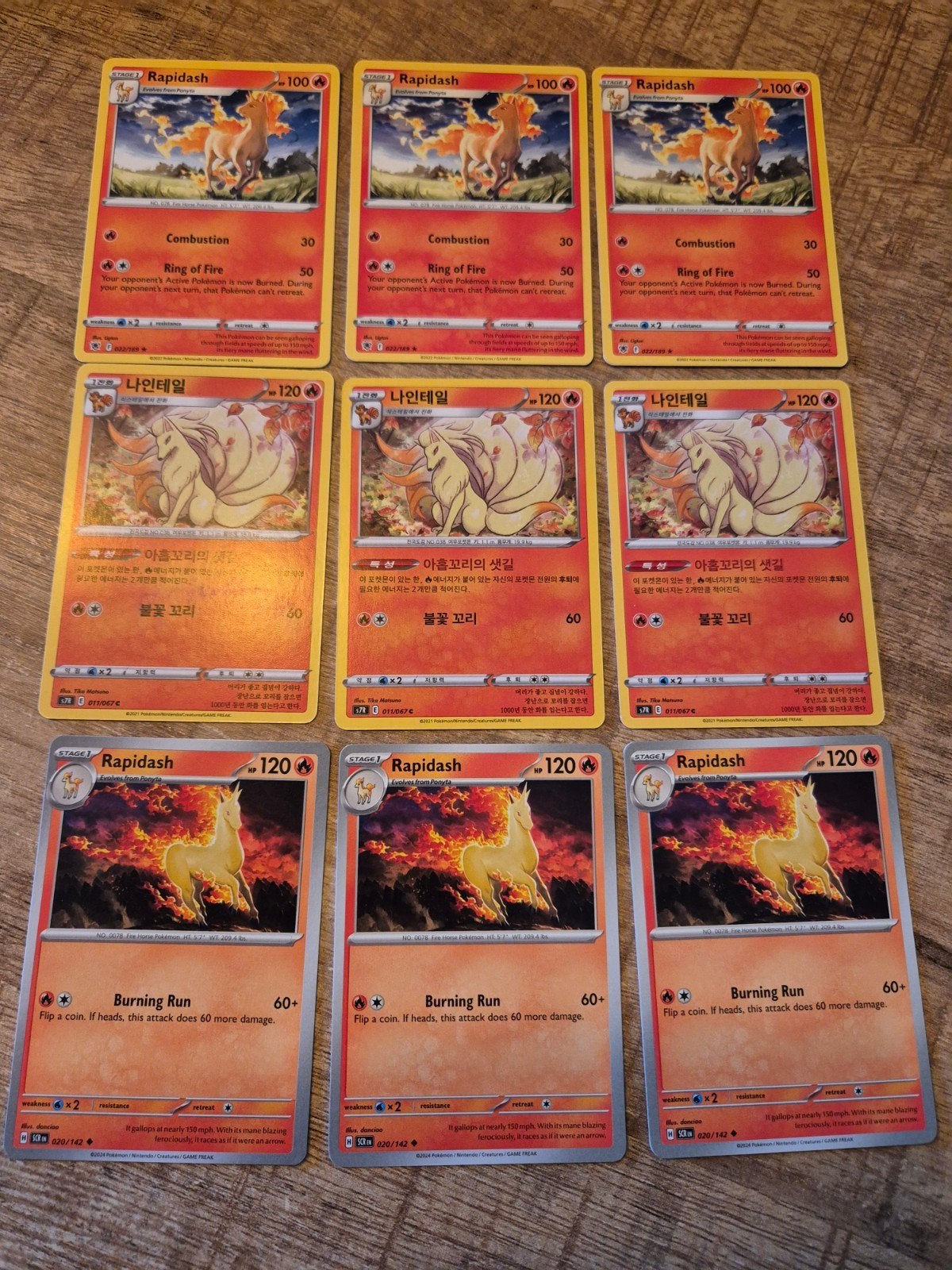 Pokémon Rapidash Kaarten - Diverse Versies, Ophalen of Verzenden