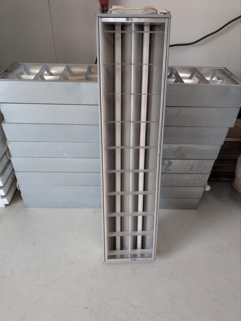 9 TL bakken met extra starters en TL lampen, Huis en Inrichting, Lampen | Overige, Ophalen