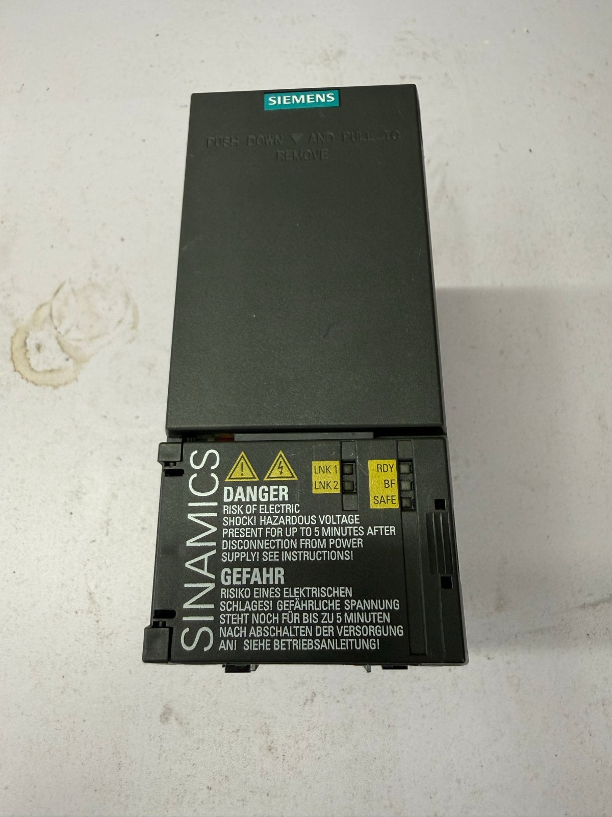 Siemens SINAMICS G120C PN 0,75 kW – 6SL3210-1KE12-3AF2, Ophalen, Gebruikt