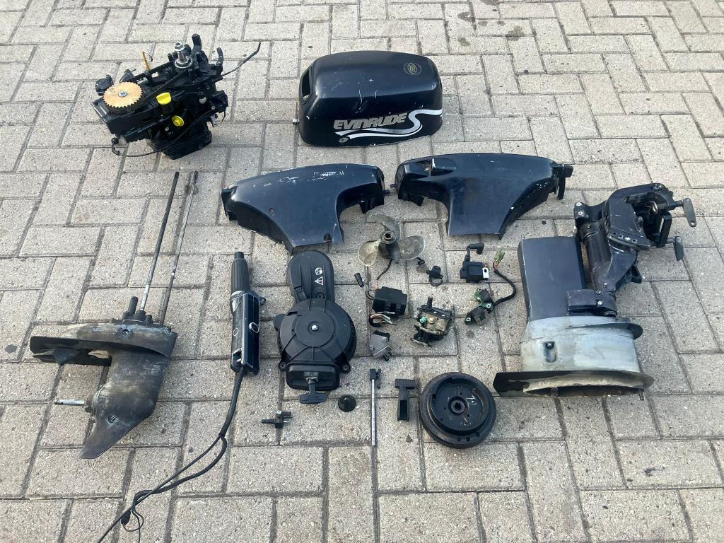 Evinrude Johnson 5/6 pk 4 takt buitenboordmotor onderdelen, Ophalen of Verzenden, Gebruikt, Motor en Techniek