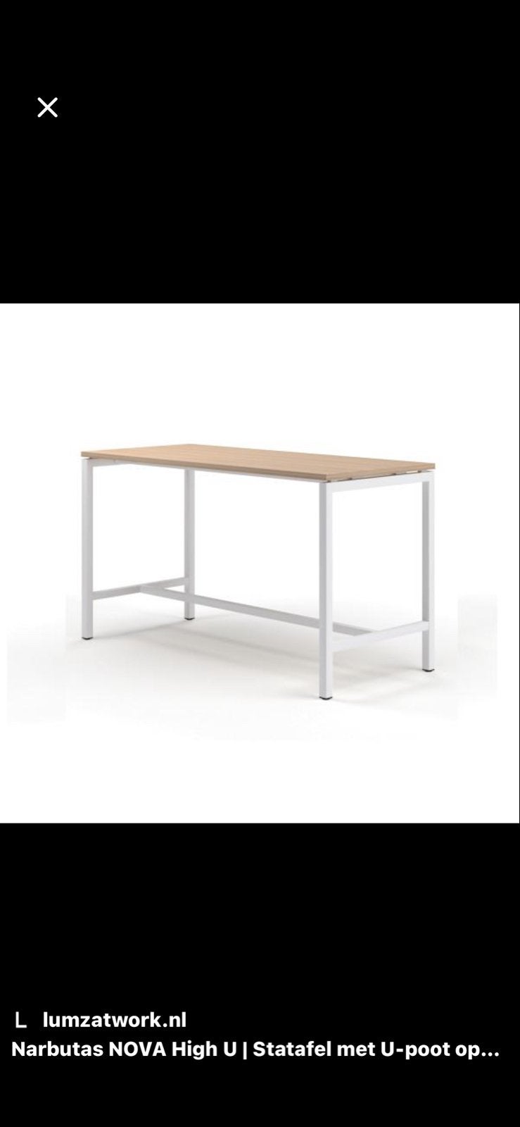 Narbutas LIGHT Hoge Tafel - Nieuw in verpakking, Ophalen of Verzenden, Nieuw
