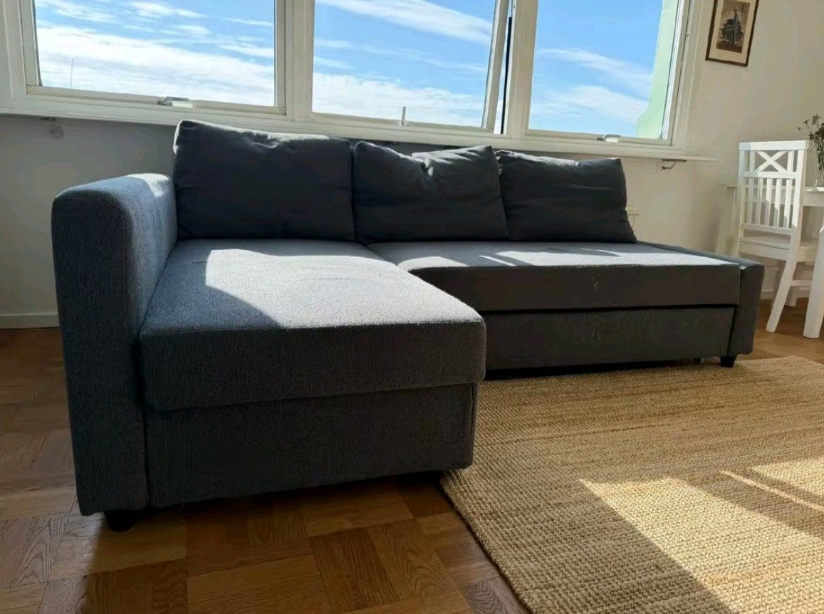 FRIHETEN slaapbank IKEA, Huis en Inrichting, Ophalen, Gebruikt, Tweepersoons