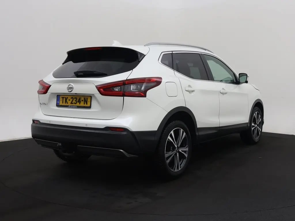 Nissan Qashqai 1.2 N-Connecta, Automaat, 12 maanden, Gebruikt, Wit