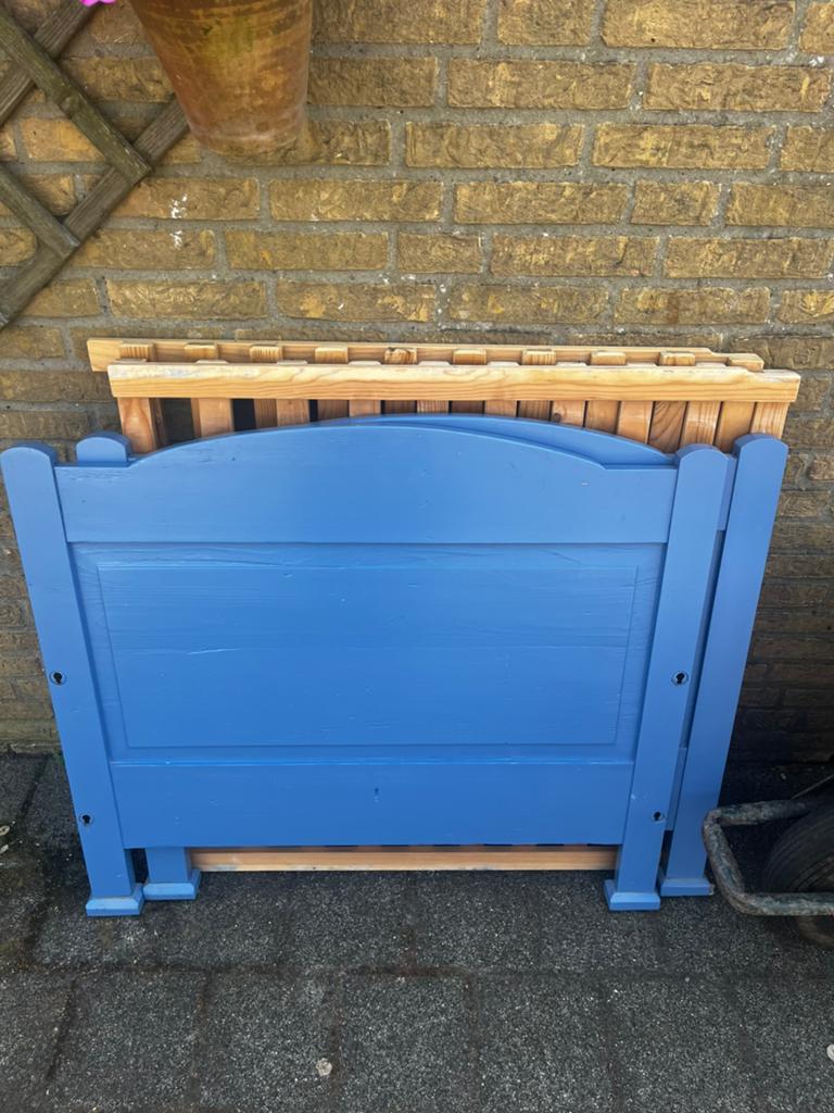 GRATIS houten kinderbed 80x180 cm, Gebruikt, 70 tot 85 cm, 160 tot 180 cm, Ophalen