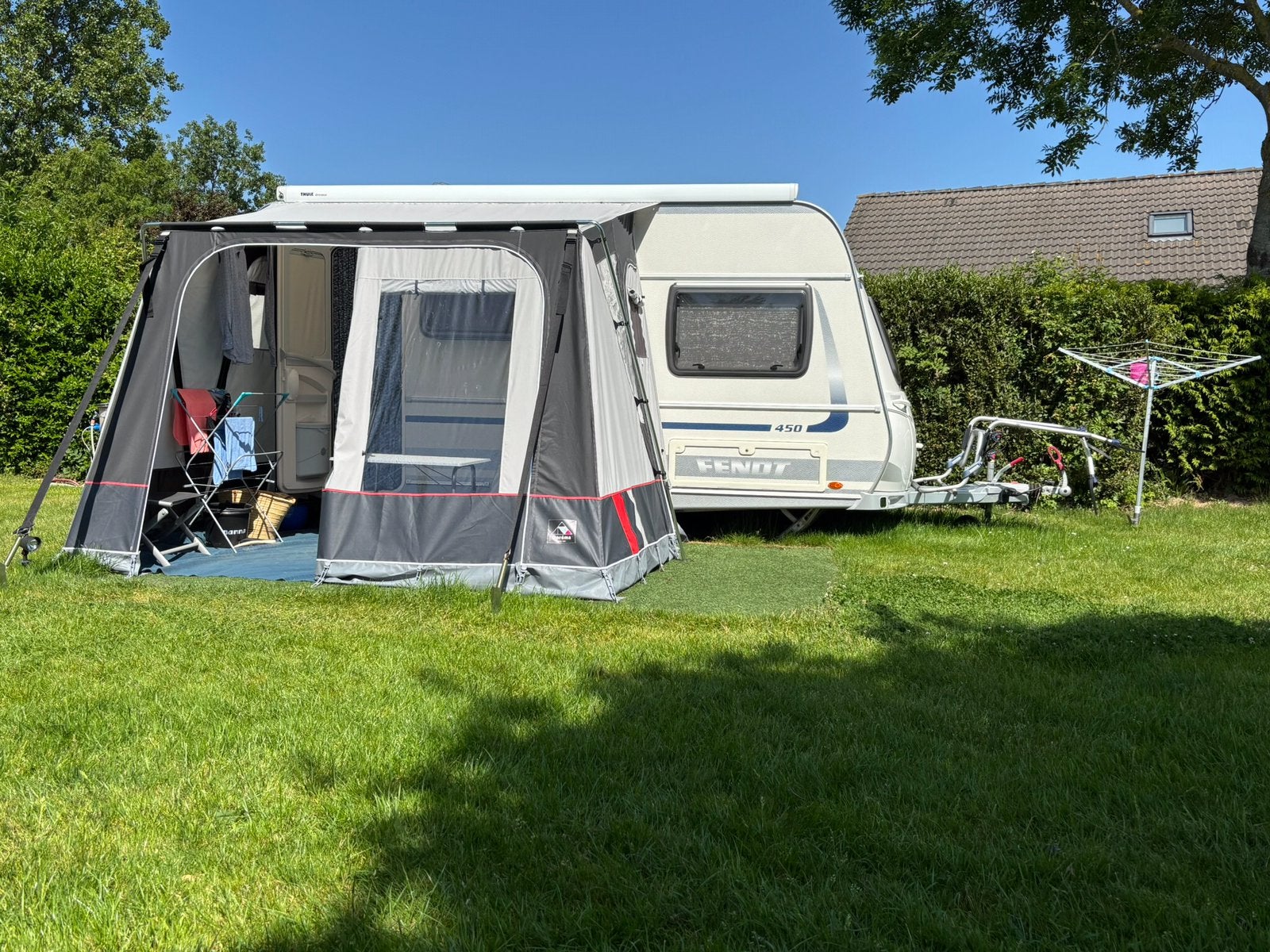 Fendt 450 Saphir, Caravans en Kamperen, Caravans, Overige typen, Kachel, Treinzit, Particulier