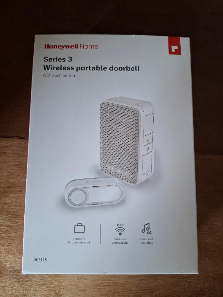 Honeywell Series 3 doorbell, Ophalen of Verzenden, Nieuw, Draadloos