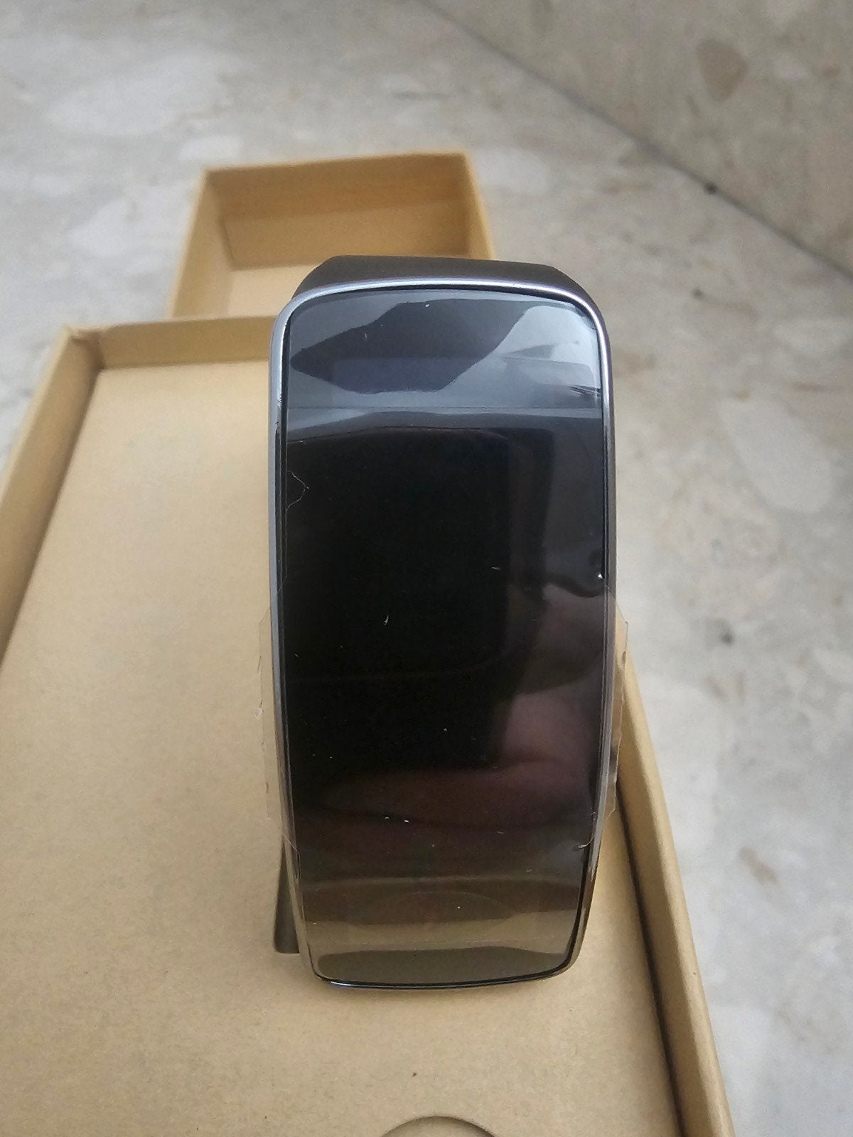Samsung Gear Fit Smartwatch - Zwart, Zwart, Ophalen of Verzenden, Zo goed als nieuw, Samsung