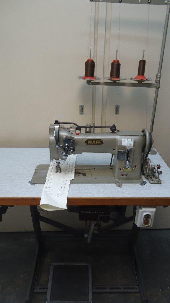 Industrie Naaimachine Pfaff 2 Naalds 3 Voudig transport, Ophalen of Verzenden, Naaimachine, Industrieel, Gebruikt