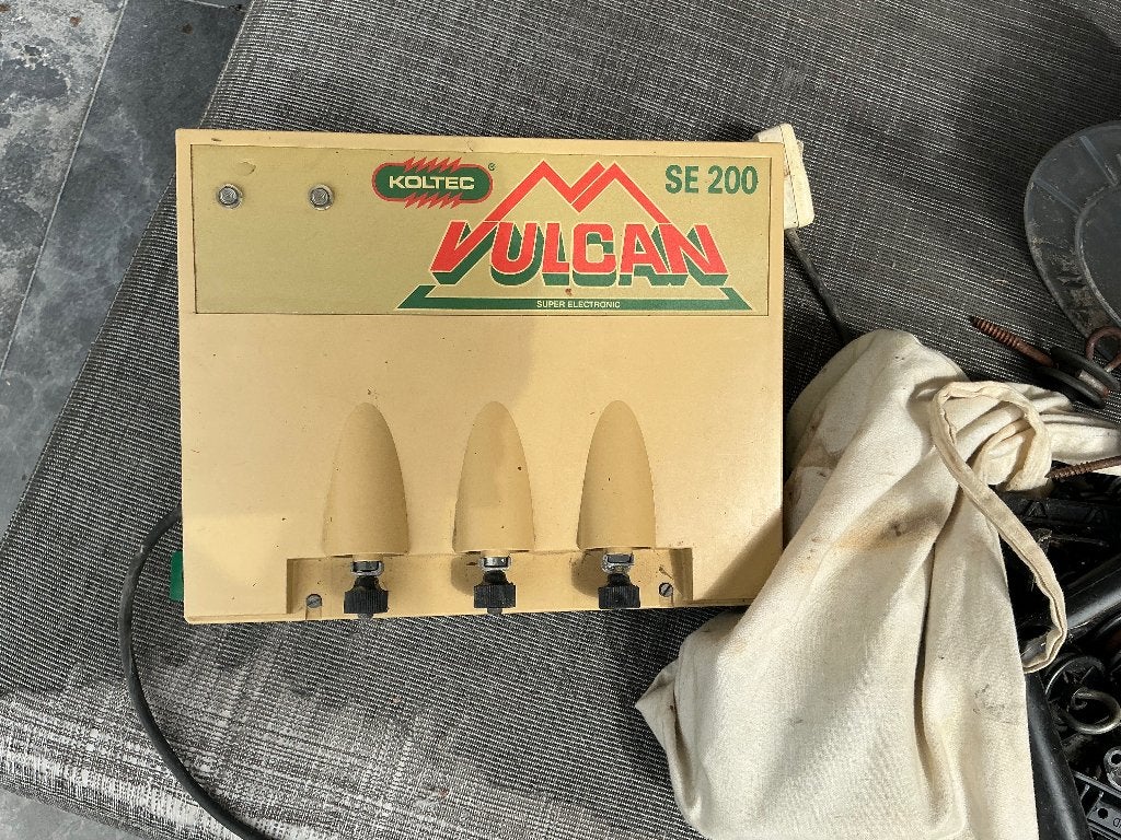 Schrikdraad apparaat Vulcan met heel veel toebehoren, Toebehoren, 1 paard of pony