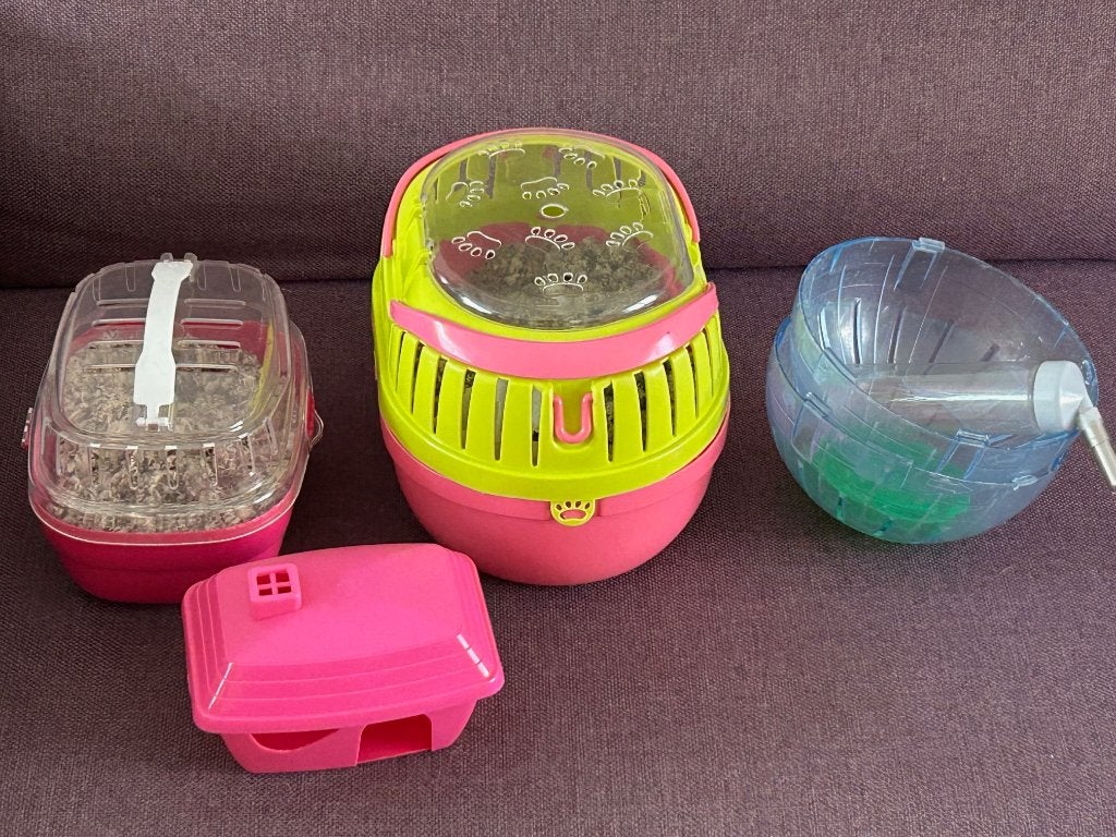 hamster toebehoren, Dieren en Toebehoren, Overige typen, Minder dan 75 cm, Zo goed als nieuw, Hamster