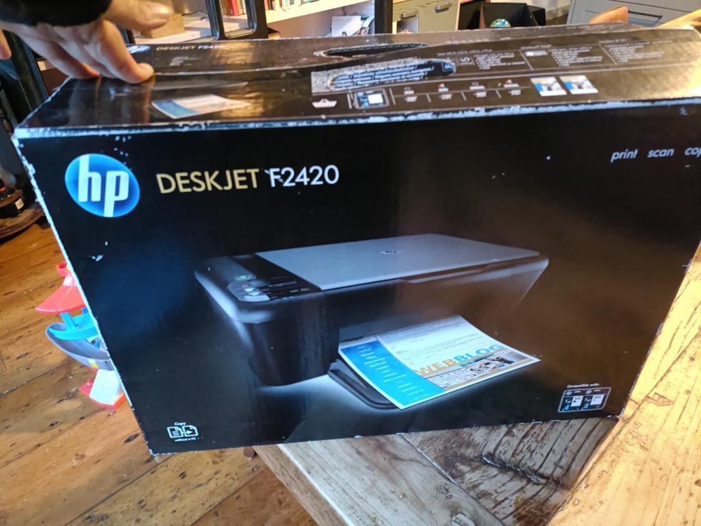 HP Deskjet F2420 All-in-One Printer, Computers en Software, Printers, Kleur printen, Inkjetprinter, All-in-one, Ophalen of Verzenden