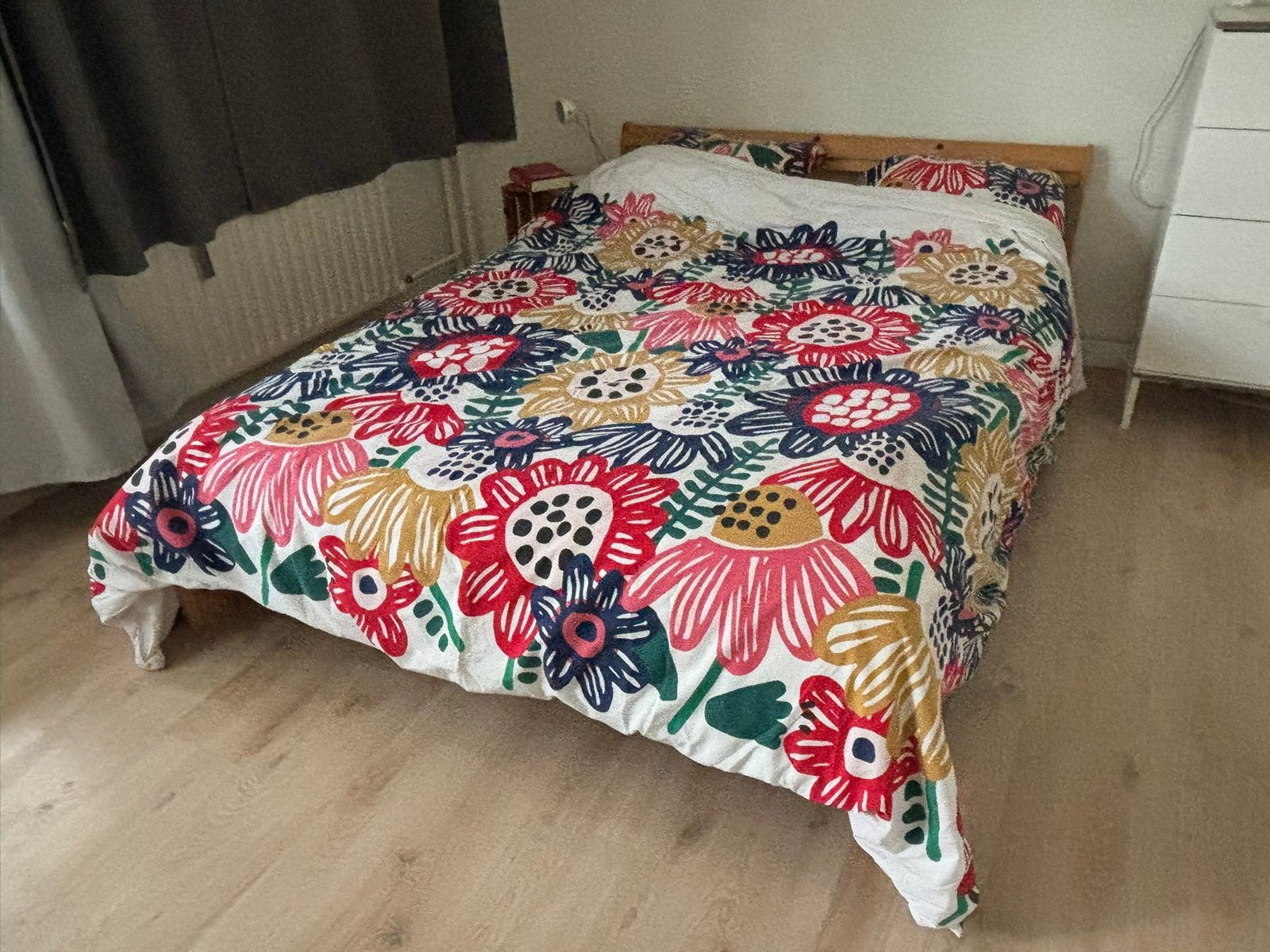 Ikea Neiden + Luröy + Malvik 140x200 cm, Huis en Inrichting, Gebruikt, Tweepersoons, Bedbodem, 200 cm