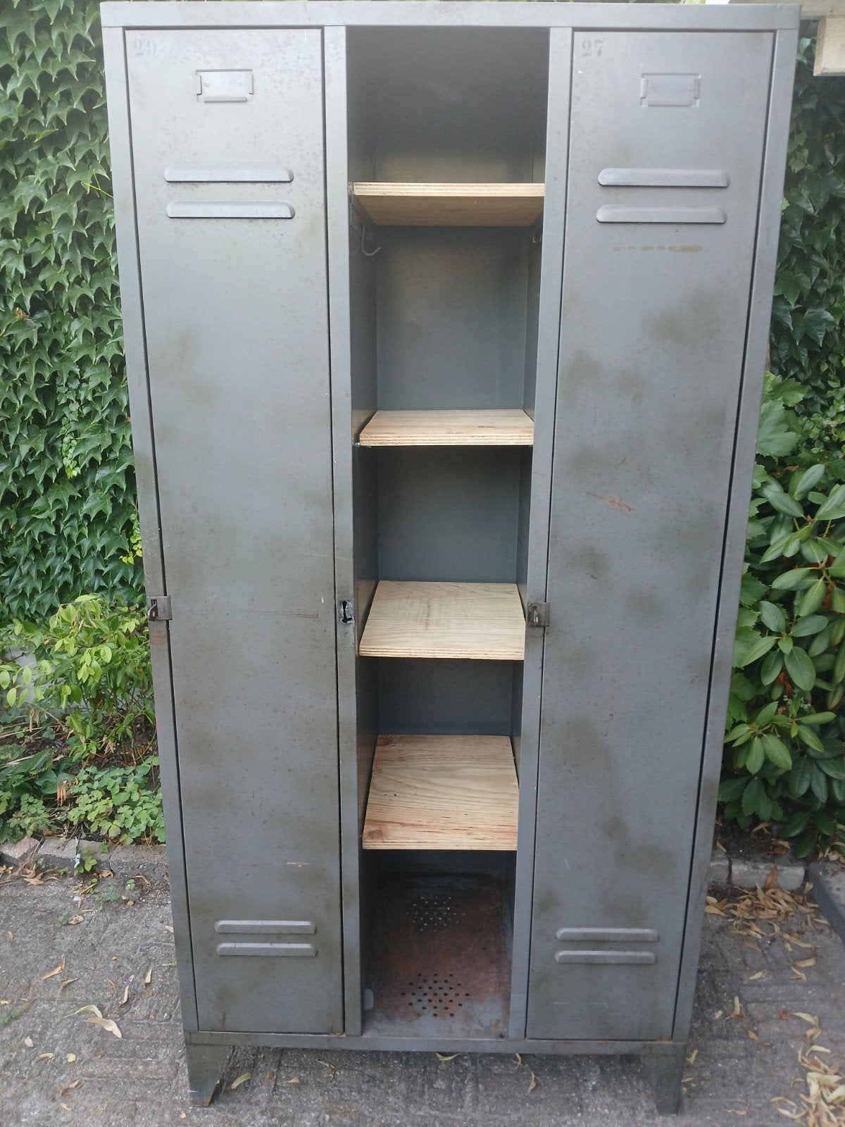 Unieke vintage lockerkast, Ophalen, Gebruikt