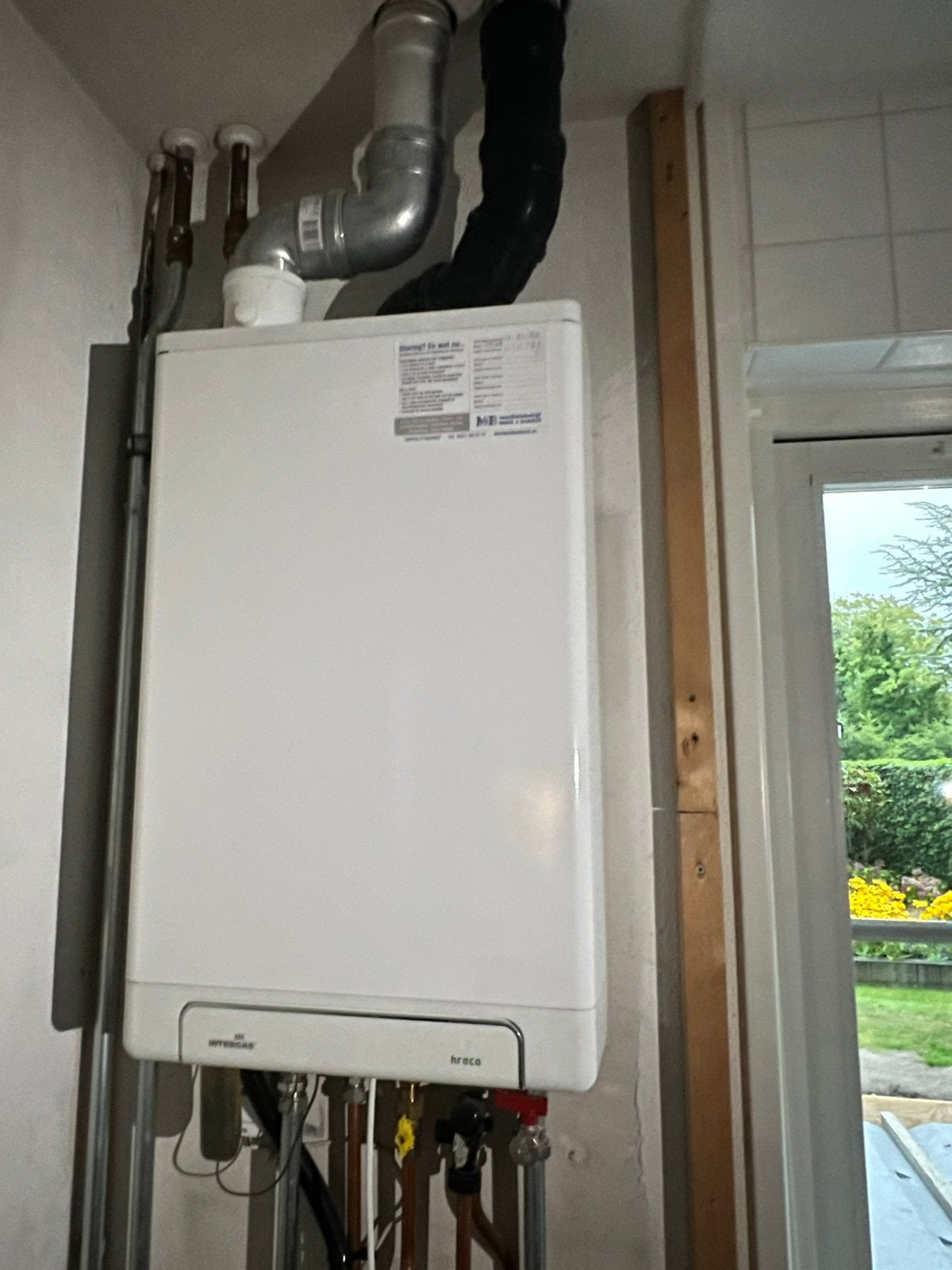 Intergas Kombi Kompakt HRE 36/30 CW5 HR-combiketel (2018), Ophalen, Gebruikt, Hoog rendement (Hr), Cv-ketel of Combi-ketel