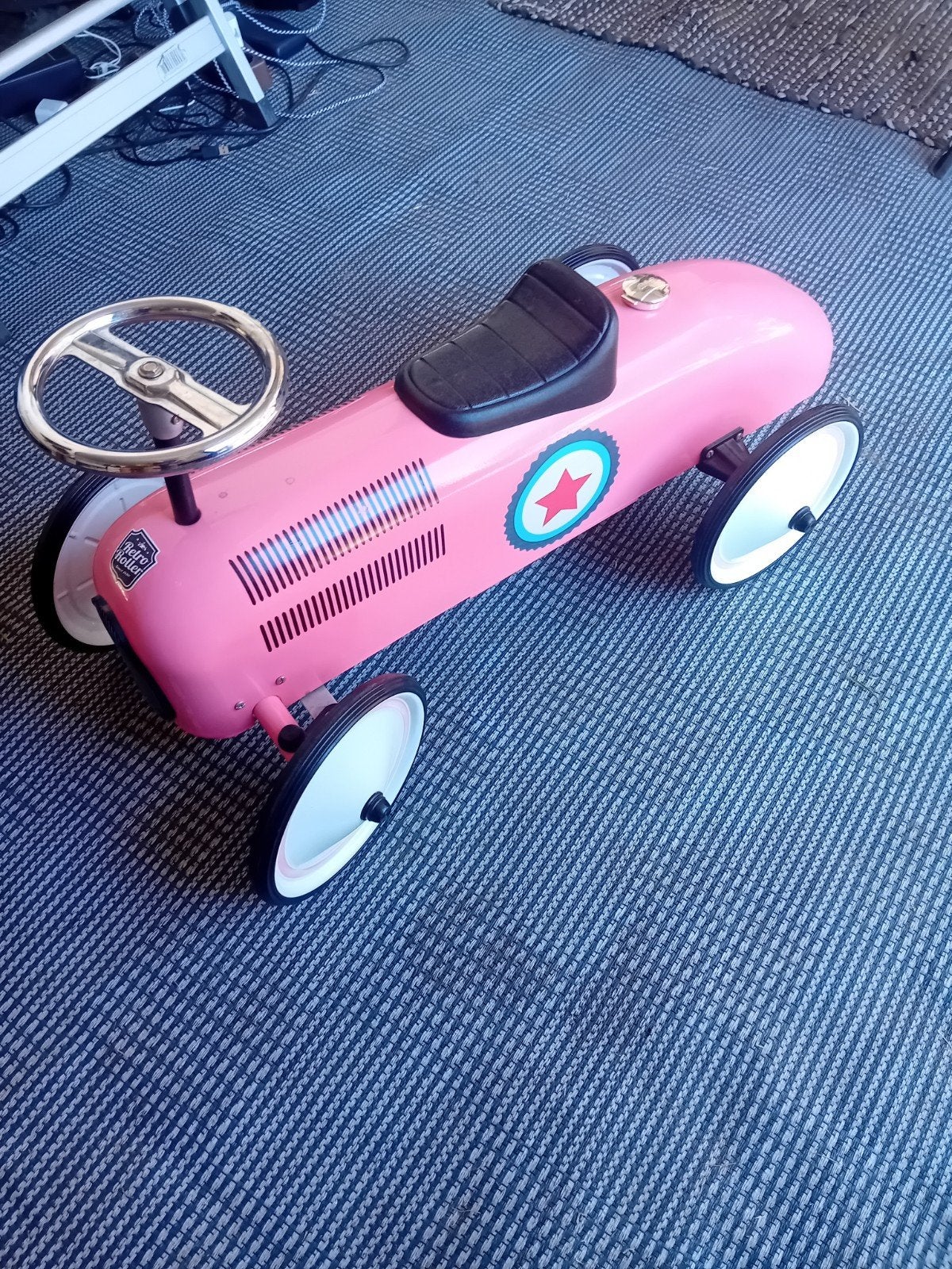 Nieuwe Roze Retro Roller Kinder Auto, Ophalen of Verzenden, Nieuw