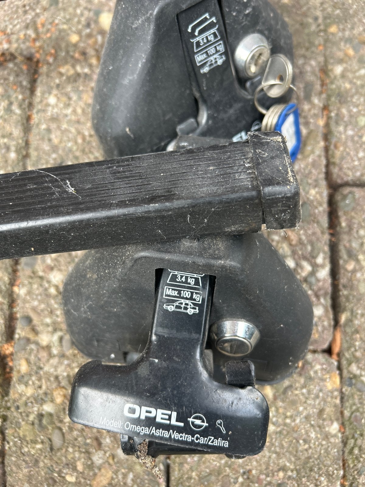 Opel dakdrager eindkap - Mist 1 eindkap, Auto diversen, Dakdragers, Ophalen of Verzenden, Gebruikt