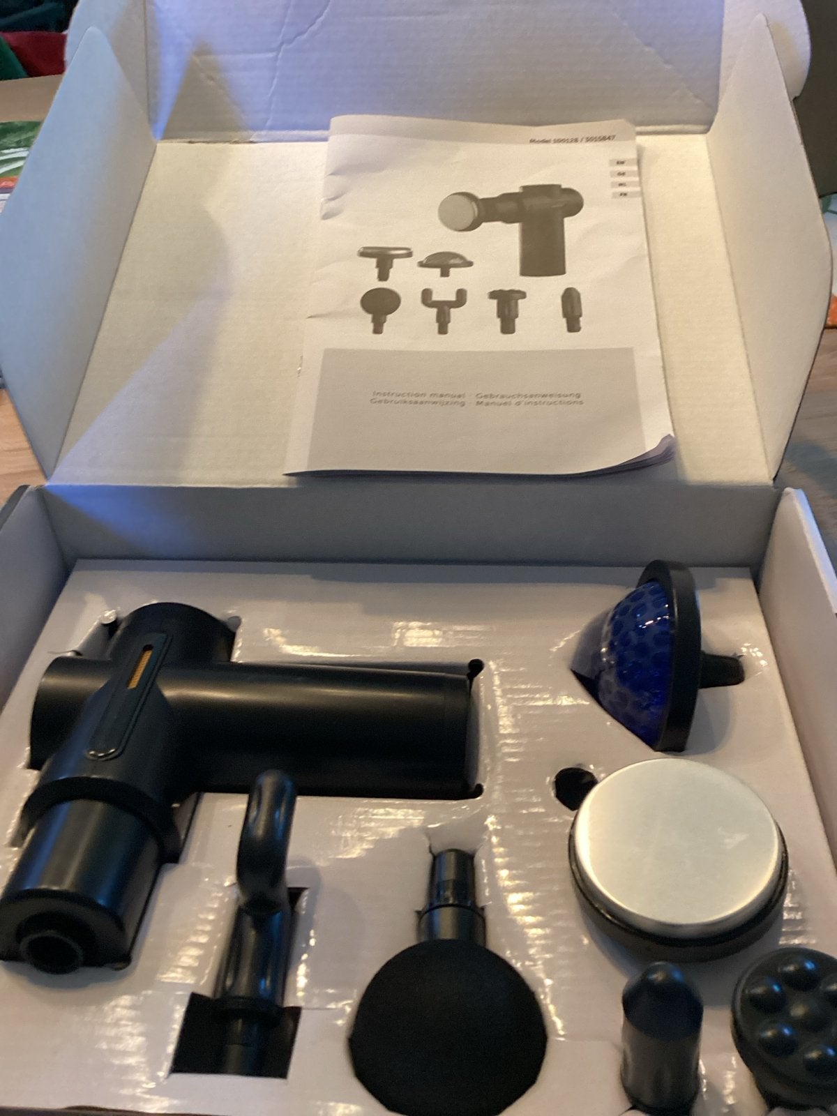 Massage Gun met Warmte- en Koudefunctie, Ophalen of Verzenden, Zo goed als nieuw, Apparaat
