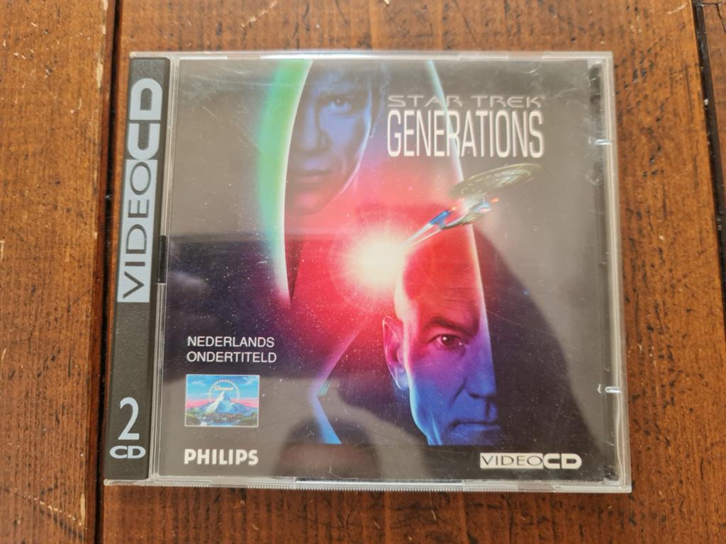 Star Trek Generations VideoCD - Nederlands Ondertiteld, Vanaf 12 jaar, Ophalen of Verzenden, Gebruikt, Boxset