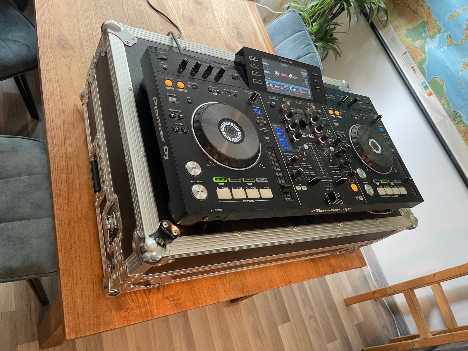 Pioneer XDJ-RX DJ-set met flightcase, Ophalen, Zo goed als nieuw, Dj-set, Pioneer