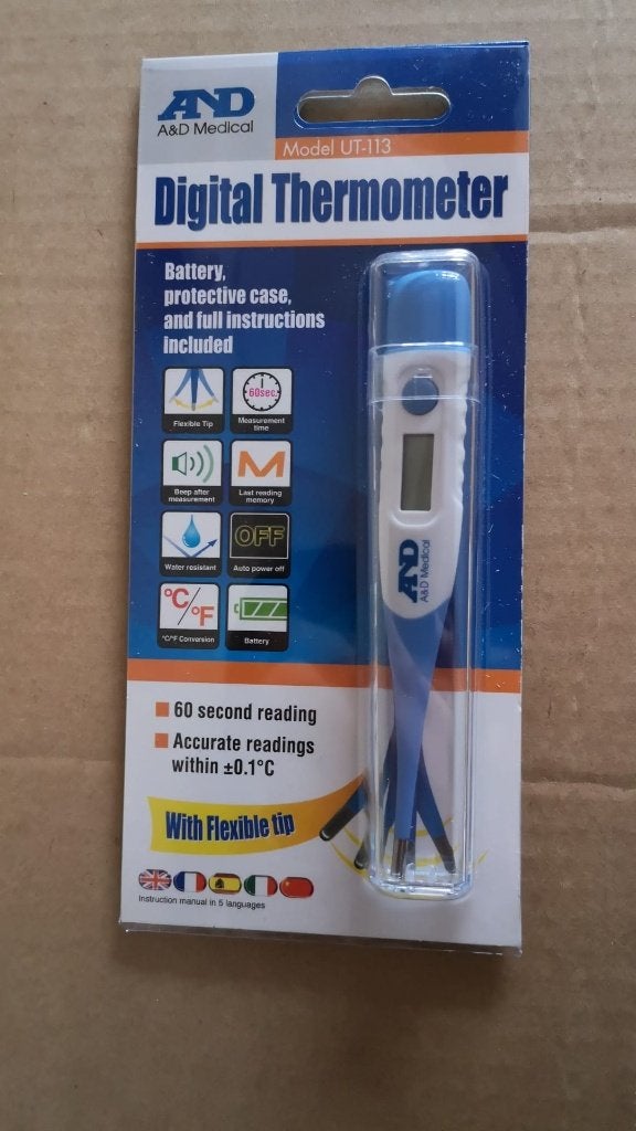 A&D Medical digitale thermometer UT-113, Ophalen of Verzenden, Nieuw