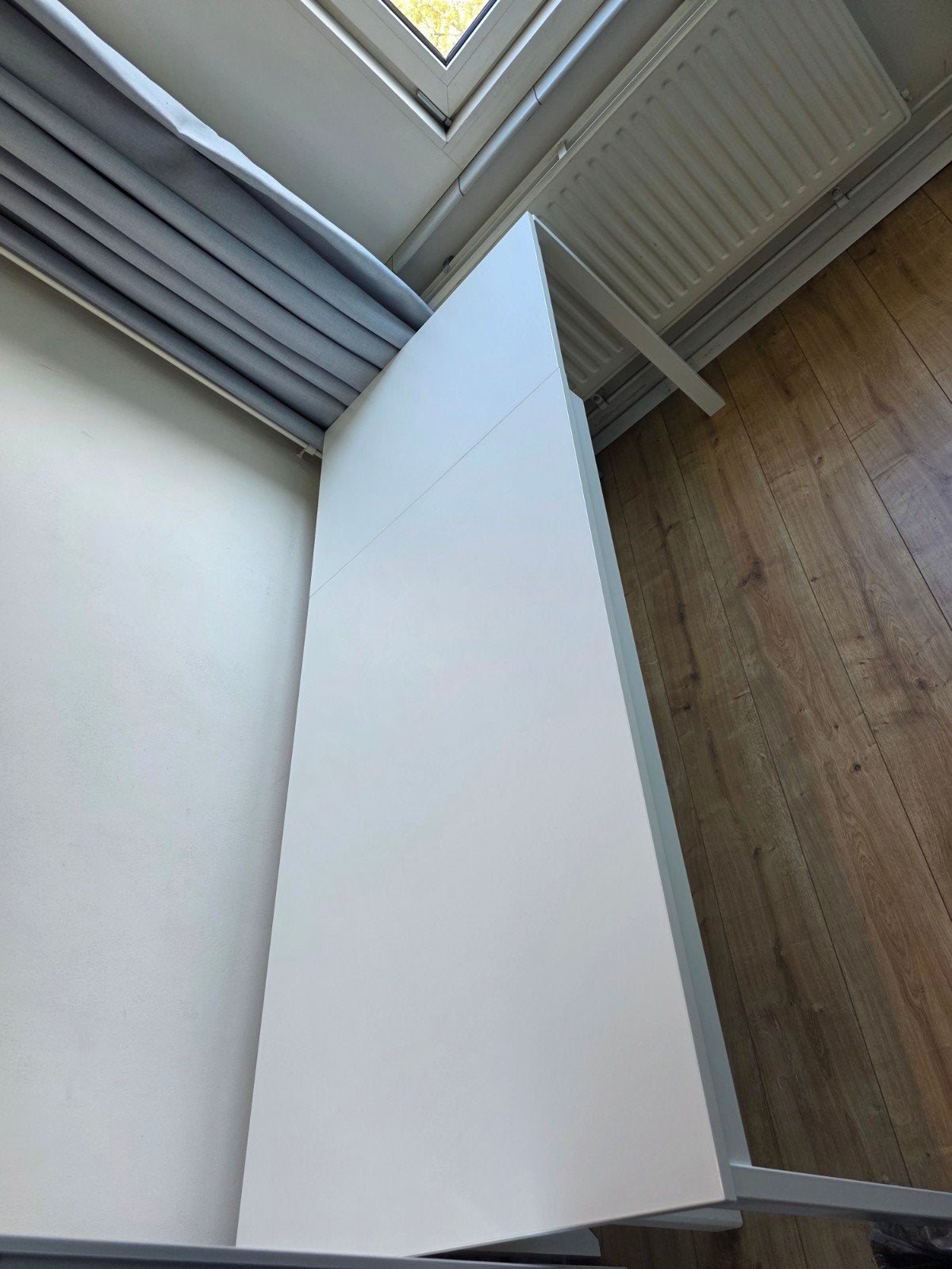 Extendable Ikea table - Uitschuifbare eettafel wit - IKEA No, Huis en Inrichting, Ophalen, Modern, Scandinavisch, Nieuw, 50 tot 100 cm