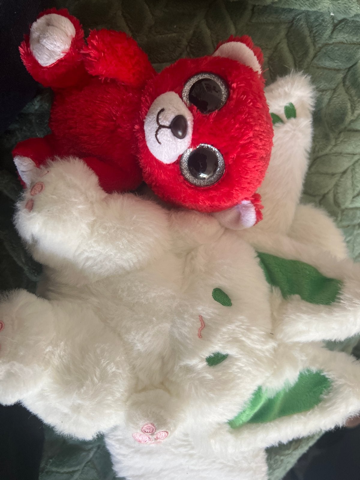 Ty Valentine knuffel en schattige vleermuis knuffel, Gebruikt, Overige typen, Ophalen of Verzenden, Meerkleurig