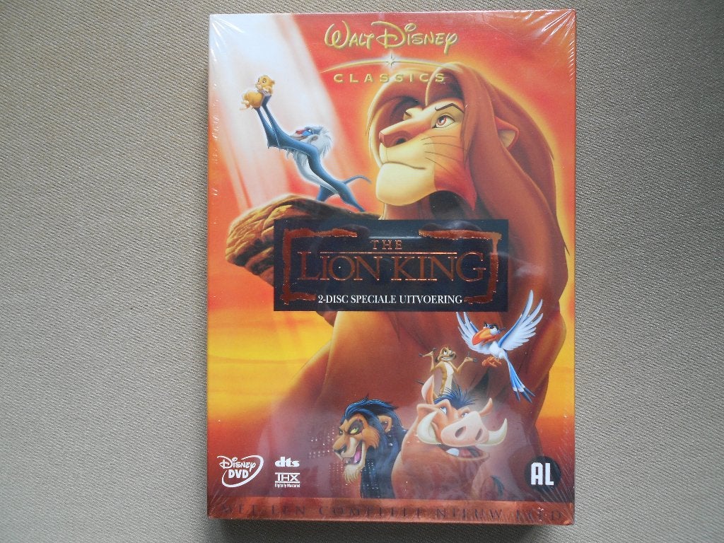 NIEUW Walt Disney classics 2 disc DVD the Lion King, Cd's en Dvd's, Ophalen, Tekenfilm, Nieuw in verpakking, Alle leeftijden