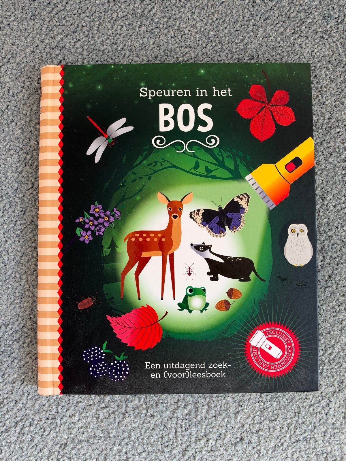 Speuren in het BOS - Zoek- en (voor)leesboek met zaklamp, Ophalen of Verzenden, Zo goed als nieuw, Non-fictie